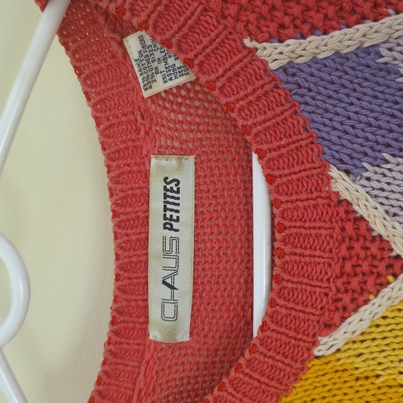 Colorful Geometric Pattern Sweater - Picture 2 of 2